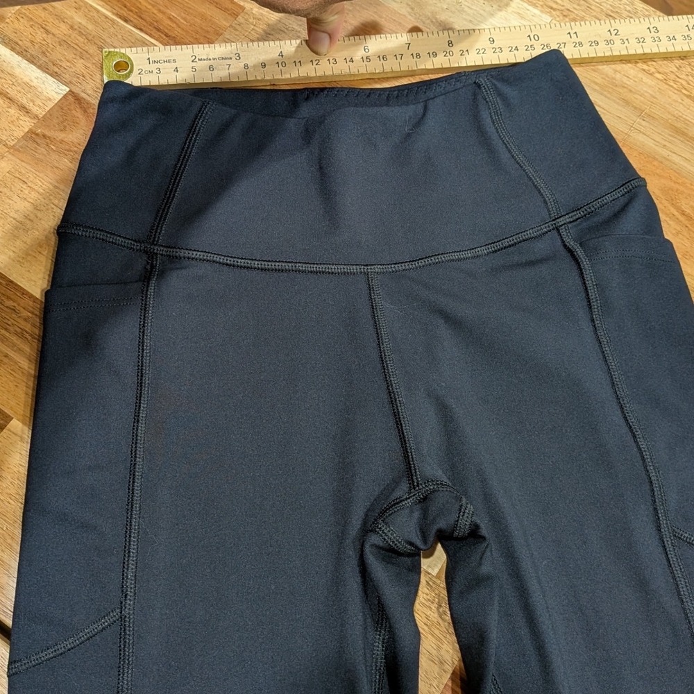 Victoria Secret Womens Pocket Leggings XS Black High Rise Yoga Gym Athletic - Picture 5 of 7